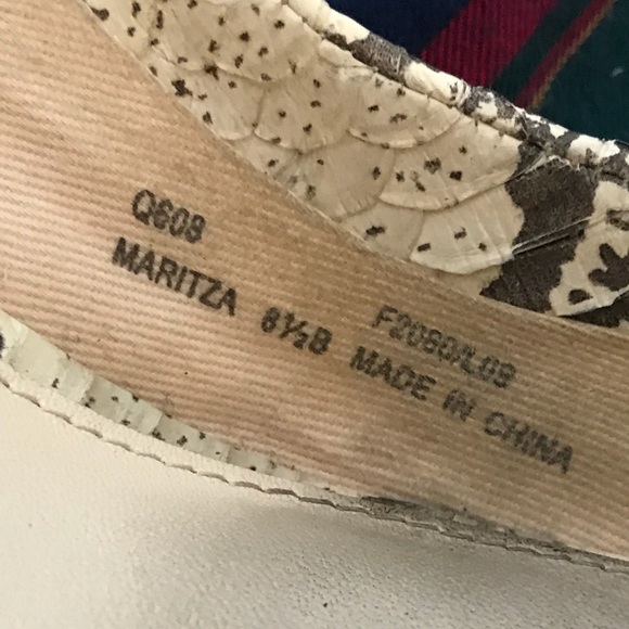 Coach Wedges With Back ribbon size 8.5 - Picture 6 of 7